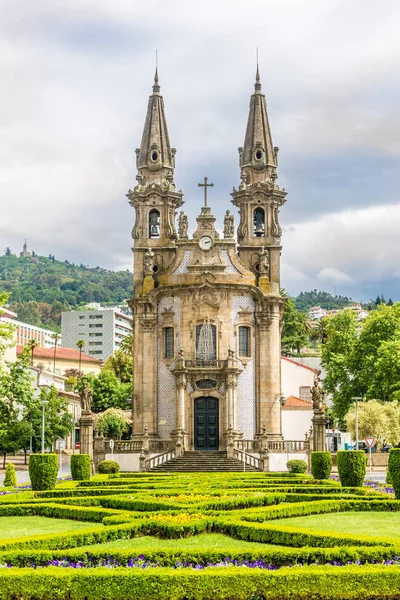 View at the church of Nossa Senhora da Consolacao in Guimaraes ,Portugal — Stock Photo, Image