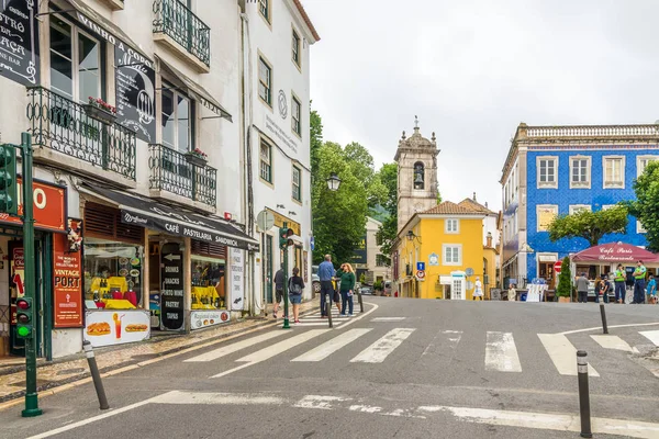 En las calles de Sintra en Portugal — Foto de Stock