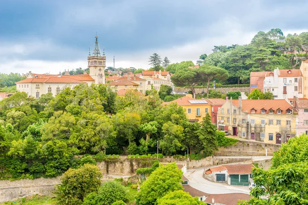 Vista de la romántica ciudad de Sintra - Portugal — Foto de Stock