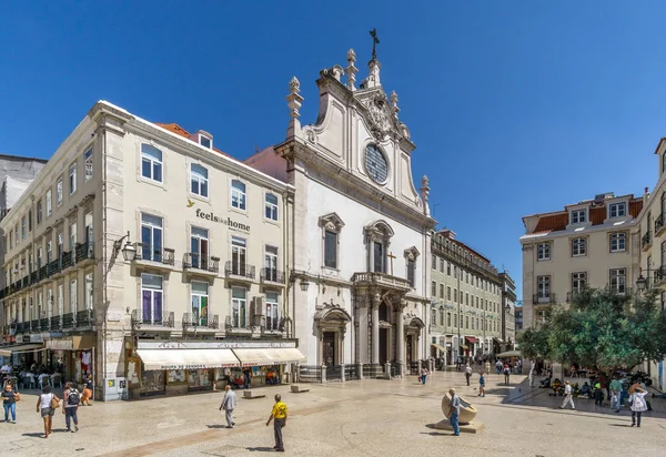 Zobacz Kościół Sao Domingos w Lizbona - Portugalia — Zdjęcie stockowe