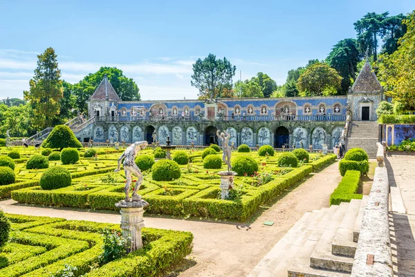 国家纪念碑-休养生息 Fronteira 在里斯本的皇宫花园政策-葡萄牙 — 图库照片