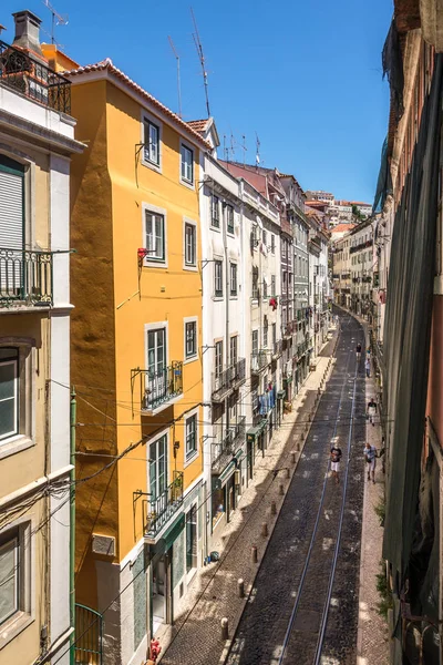 Widok ulicy Lizbona - Portugalia — Zdjęcie stockowe