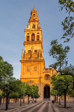 Çan kulesi Companario Camii-Cathedral Cordoba, İspanya yakınındaki