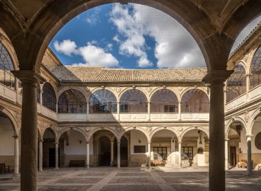 Baeza - İspanya San Juan Evangelista kilisede veranda