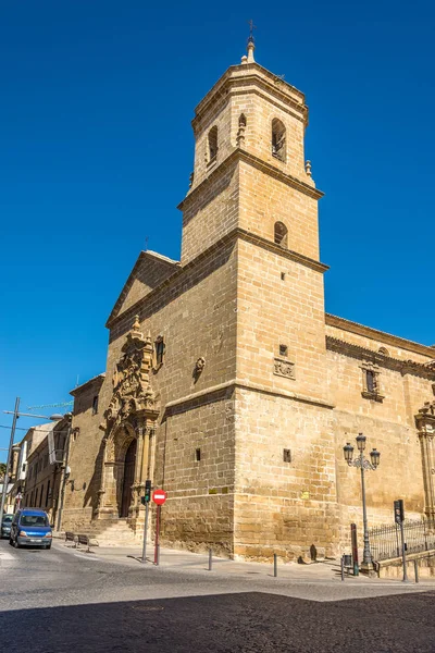 View at the Holy Trinity church in Ubeda - Spain — Stock Photo, Image