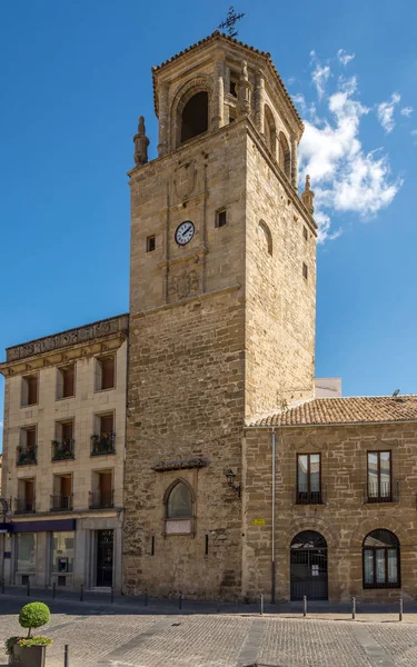 Torre Reloj em Ubeda cidade no lugar Ansalusia - Espanha — Fotografia de Stock