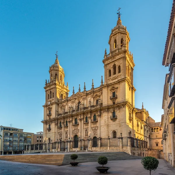 Veduta della Cattedrale di Jaen nel luogo Santa Maria, Spagna — Foto Stock