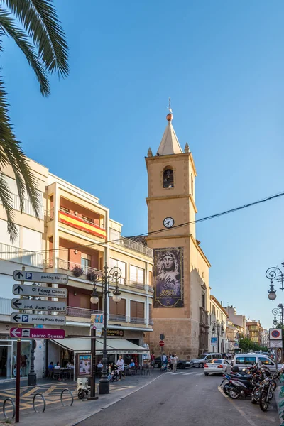 Церковь Сан-Франциско на улице Лорка в Испании — стоковое фото