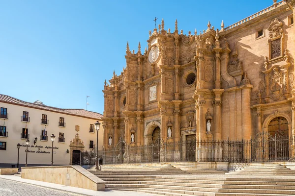 Vista en la catedral de Guadix en España — Foto de Stock