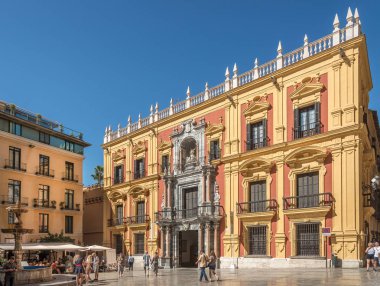 Malaga - İspanya Obispo yerde piskoposluk Sarayı'nda göster