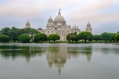 Kolkata 'daki Victoria Memorial Manzarası - Hindistan, Batı Bengal
