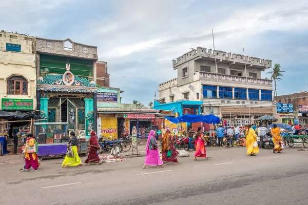 In the streets of Puri in India, Odisha — Stock Photo, Image