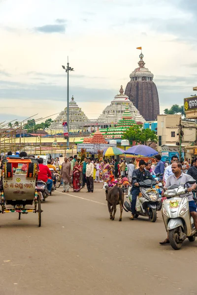 Nas ruas de Puri, na Índia, Orissa — Fotografia de Stock