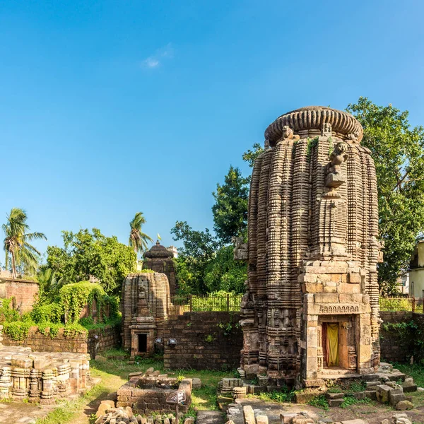 Вид на храм Сука Сарі в Бхубанесварі - Одіша, Індія — стокове фото