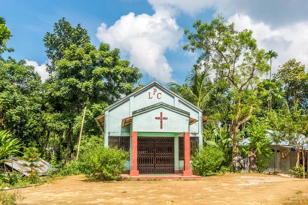 Blick auf die Kirche im Dorf Kashi - bangladesh — Stockfoto