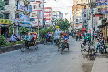 Bogra sokaklarında - Bangladeş