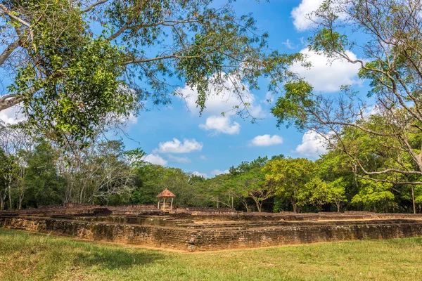 Vue Sur Les Ruines Ancienne Capitale Panduwasnuwara Près Kurunegala Sri — Photo