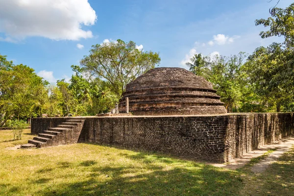 Blick Auf Die Alte Stupa Panduwasnuwara Bei Kurunegala Sri Lanka — Stockfoto