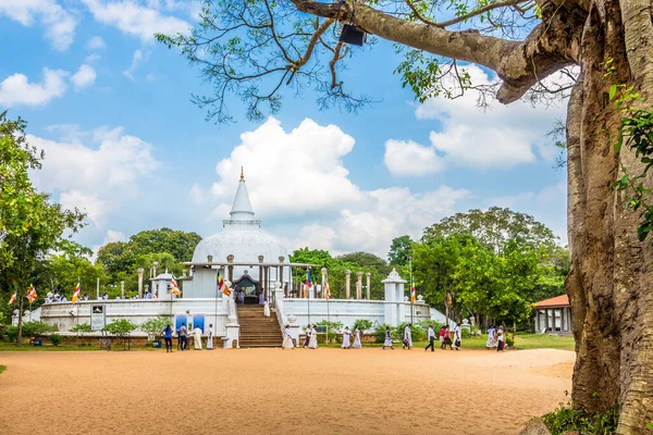 Anuradhapura Sri Lanka Februari 2020 Uitzicht Lankaramaya Stupa Anuradhapura Anuradhapura — Stockfoto