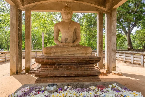 Uitzicht Het Samadhi Boeddha Standbeeld Anuradhapura Sri Lanka — Stockfoto