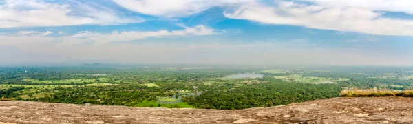 Panoramatický Výhled Přírodu Blízkosti Sigiriya Pidurangala Skály Srí Lanka — Stock fotografie