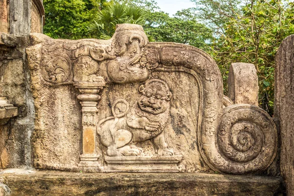 Rock Decoration Jayanthipura Complex Sri Lanka — Stock Photo, Image