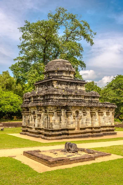 Kilátás Shiva Dewalaya Templomra Polonnaruwában Srí Lankán — Stock Fotó