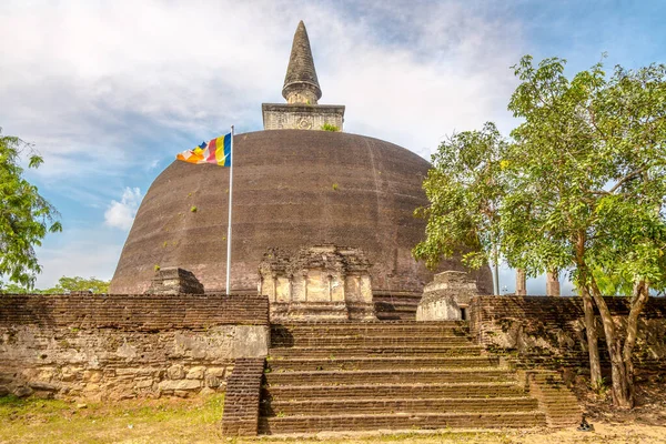 Vista Estupa Rankoth Vehera Polonnaruwa Sri Lanka — Foto de Stock