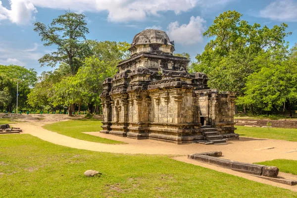 Kilátás Shiva Dewalaya Templomra Polonnaruwában Srí Lankán — Stock Fotó