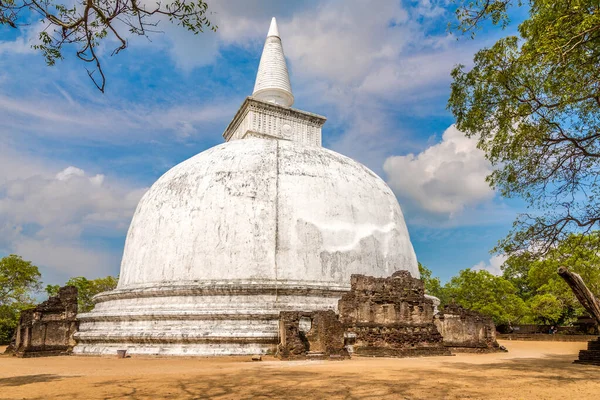 Vista Panorámica Estupa Kiri Vihara Polonnaruwa Sri Lanka —  Fotos de Stock