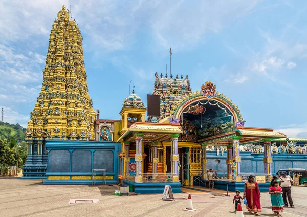 Matale Sri Lanka February 2020 View Courtyard Sri Muthumariamman Temple — Stock Photo, Image