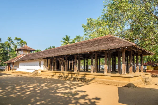 Widok Hindi Temple Embekka Devalayaa Udunuwara Sri Lanka — Zdjęcie stockowe