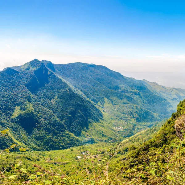 Вид Долину Кінця Світів Національному Парку Хортон Плейнс Шрі Ланка — стокове фото