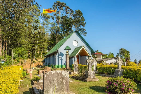 Vista Iglesia San Andrés Haputale Sri Lanka — Foto de Stock