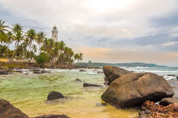 Vista Southern Point Sri Lanka Dondra Head Lighthouse — Fotografia de Stock