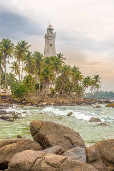 Dondra Head Világítótorony Déli Parton Srí Lanka — Stock Fotó