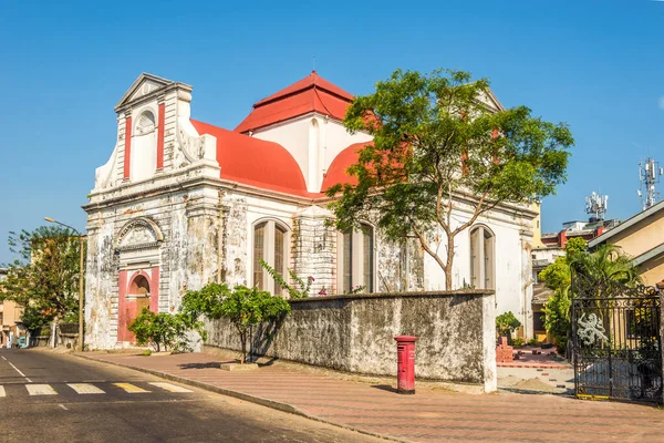 Vista Iglesia Wolvendaal Las Calles Colombo Sri Lanka —  Fotos de Stock