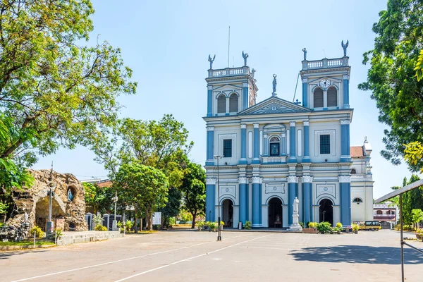 Vista Para Igreja Santa Maria Negombo Sri Lanka — Fotografia de Stock