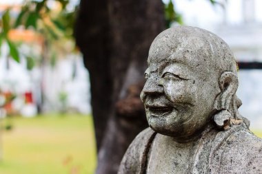 Bangkok 'taki Mermer Tapınak' taki bulanık geçmişi olan Buda Heykeli