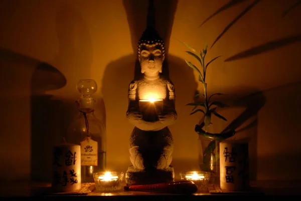 natürmort Thai masaj spa çiçekleri