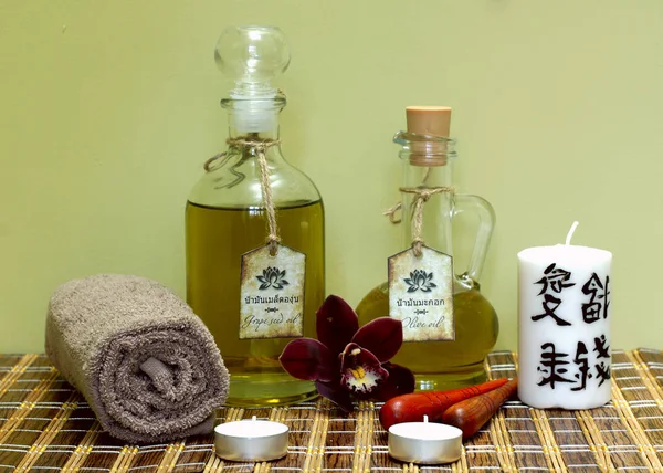 natürmort Thai masaj spa çiçekleri