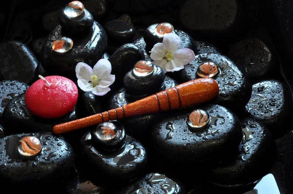 kolaj, spa, taşlar, masaj, lotus, manolya, aroma, thai, Tayland masajı, mumlar, su 9