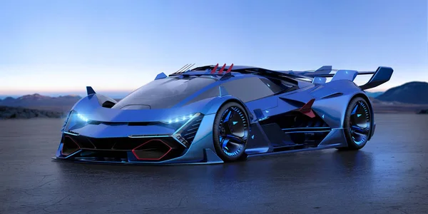 Rendu Concept Car Générique Sans Marque — Photo