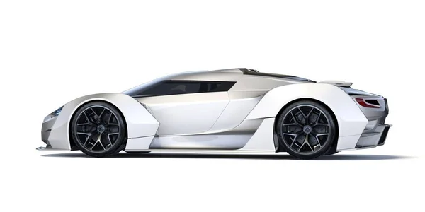 Weergave Van Een Merkloze Generieke Conceptauto Studioomgeving — Stockfoto