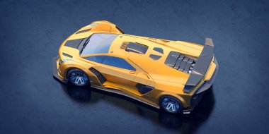 Markasız, jenerik bir arabanın 3D görüntülemesi