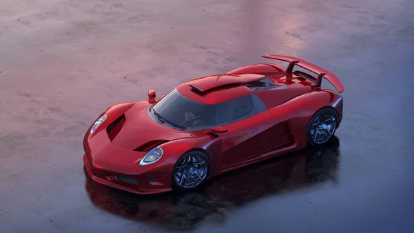 3D рендеринг брендовых универсальных автомобилей в студийной среде — стоковое изображение Рендеринг Брендовых Универсальных Автомобилей Студийной Среде Лицензионные Стоковые Фото