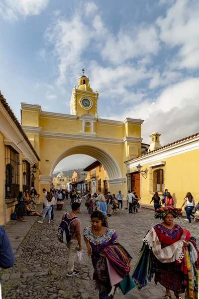 Antigua Cidade Guatemala Lugar Antigo Colonialim Hispânico — Fotografia de Stock