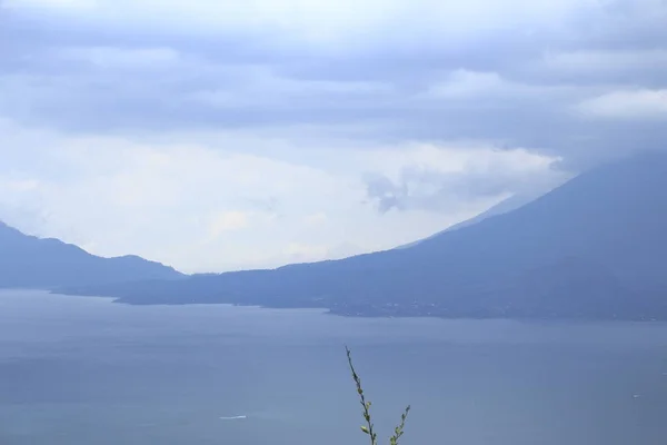 Panajachel Views Gente Lagos Montañas Guatemala — Foto de Stock