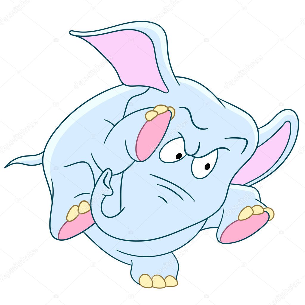 Cartoon angry elephant Stock Vector Image by ©Sybirko #129985174 Cartoon angry elephant Stock Vector Image by ©Sybirko #129985174