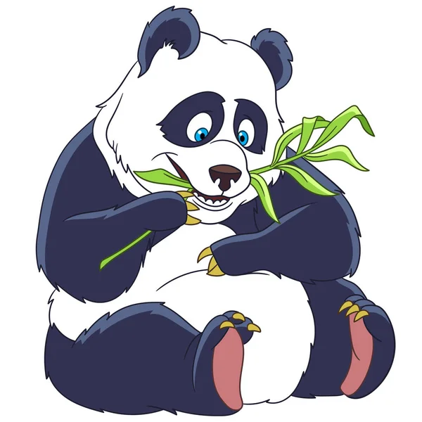 만화 팬더 곰 — 스톡 벡터